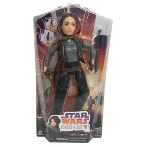 Star Wars Forces Of Destiny Jyn Erso 11" Doll Action Figure Baton Hasbro Disney